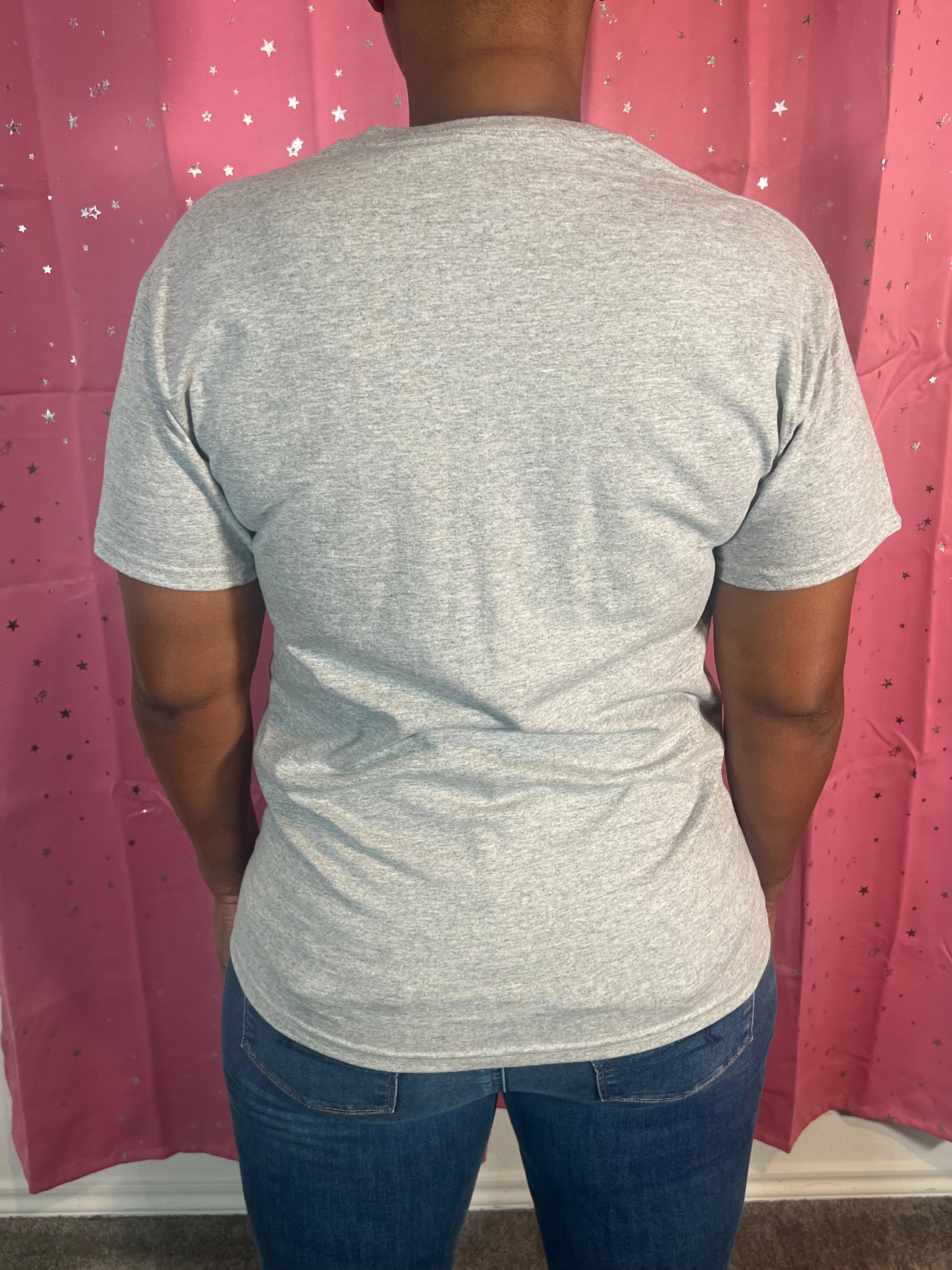 Sis-Vivor Grey Classic Pink Logo Tee