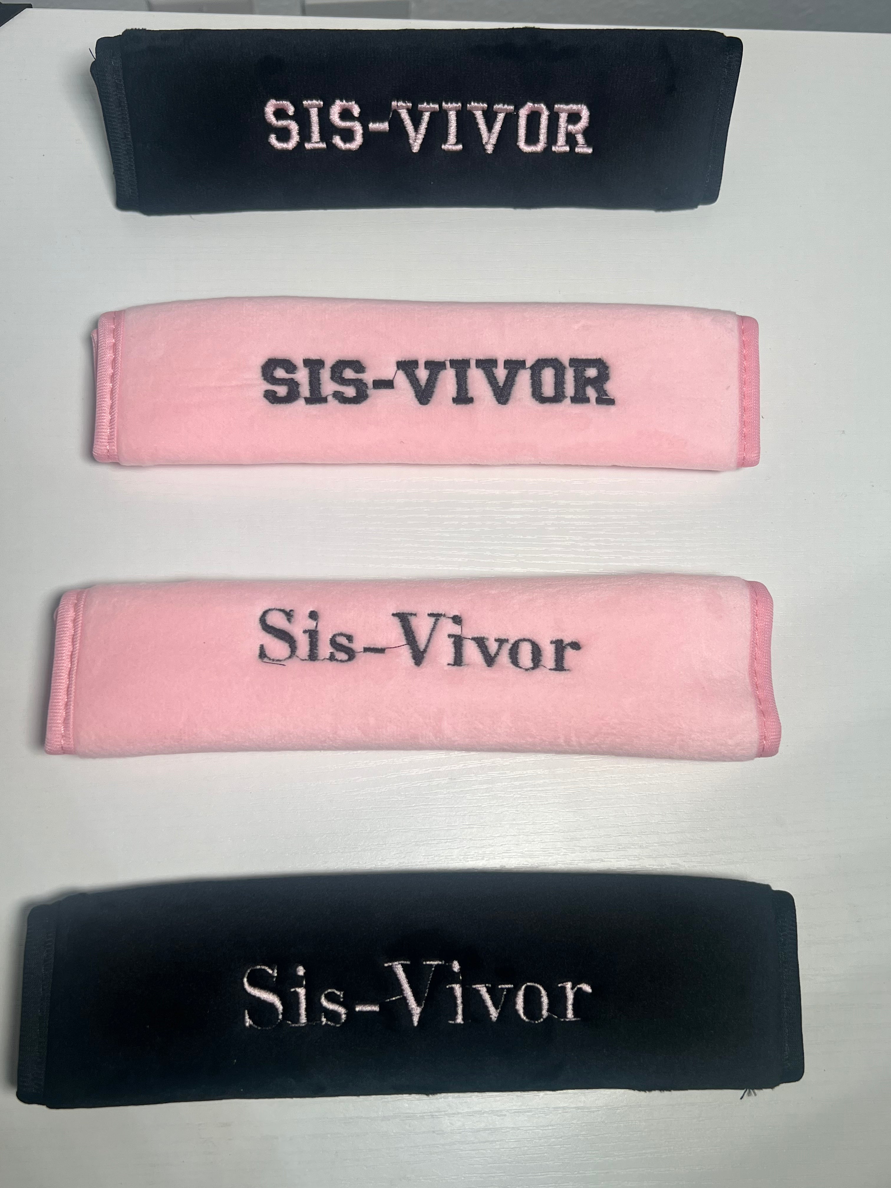 Sis-vivor Seat Belt Covers