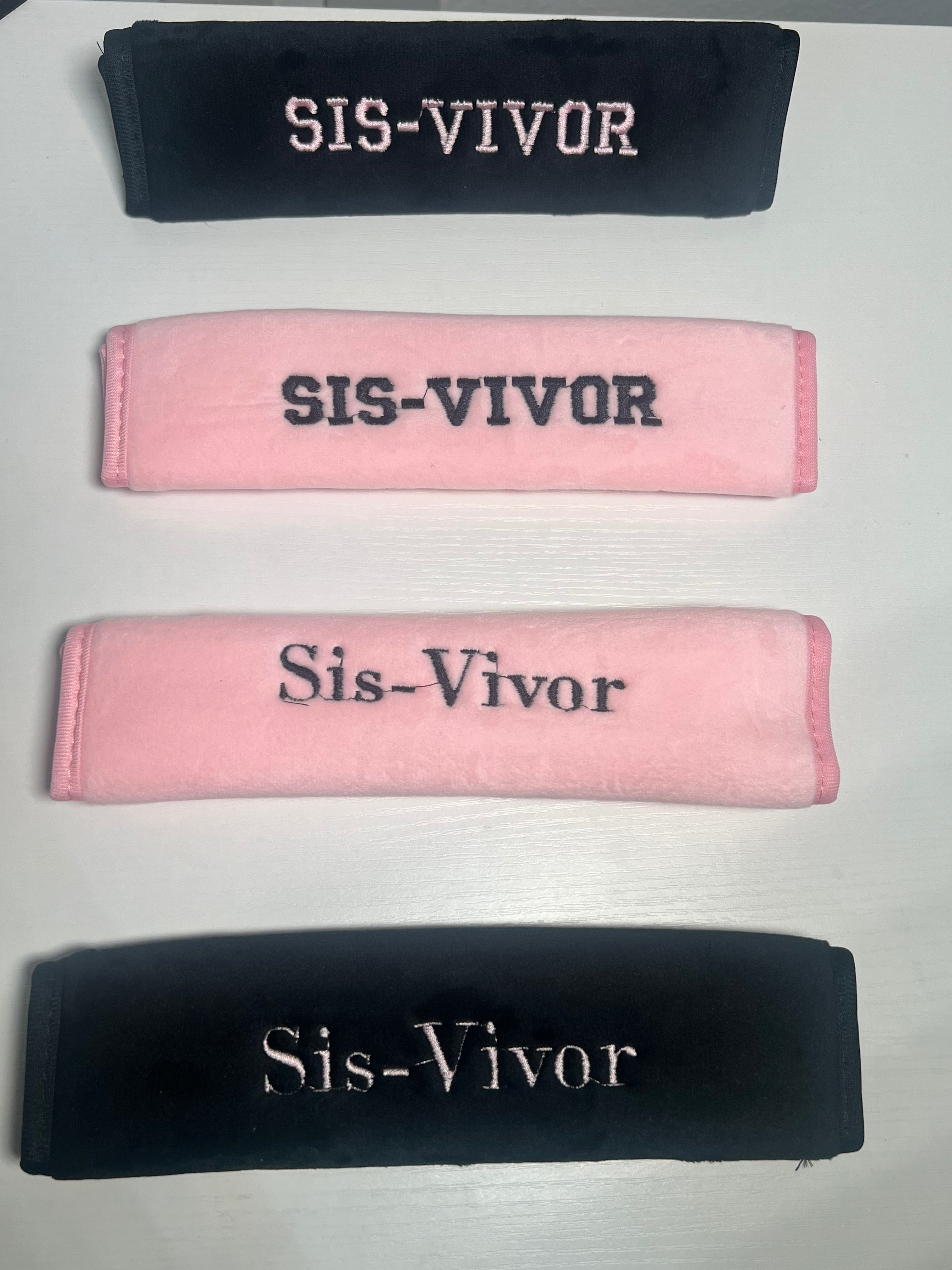 Sis-vivor Seat Belt Covers